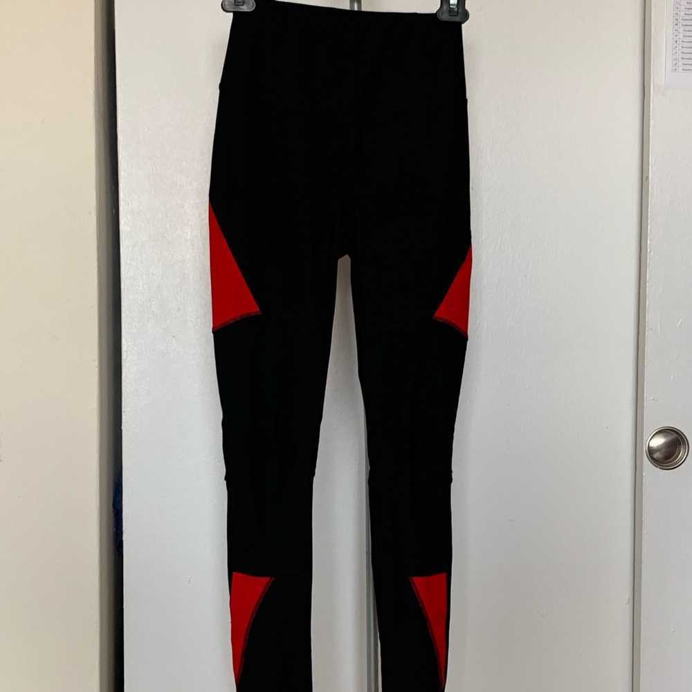 Red and Black Leggings